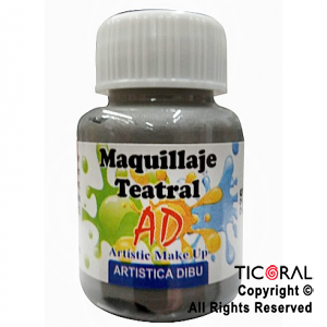 MAQUILLAJE TEATRAL AD 226 PLATA 40ML X 6 UNIDADES